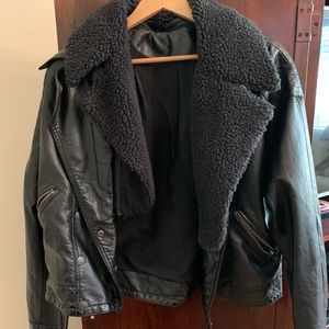 Vegan Leather Jacket Free People